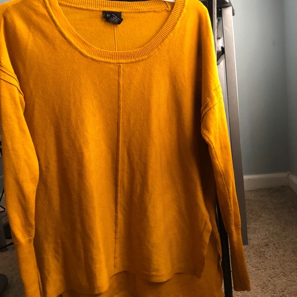 rue 21 Orange  long sleeve shirt - Picture 1 of 3